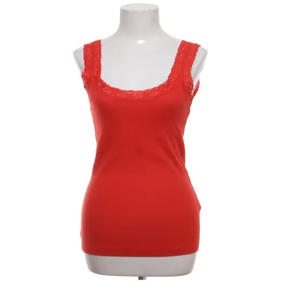 Linne (Röd) från H&M Basic Bomull, Elastan