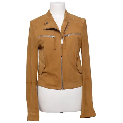 Veste de motard (Marron) de Ibana Rouge Cuir
