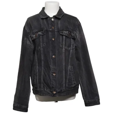 Jeansjacka (Grå) från Pull & Bear Denim Bomull, Polyester, Viskos
