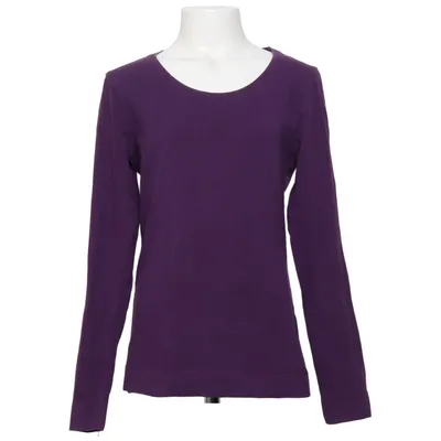 Langærmet t-shirt (Lilla) fra Skill Bomuld, Elastan