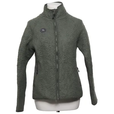 Fleecejacka (Grön) från Uhip Merinoull, Polyester