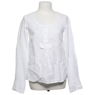 Bluse (Hvid) fra Mousqueton Linned
