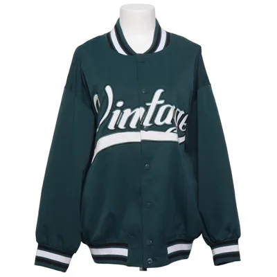 Varsity jacket (Green) from Dazy Polyester