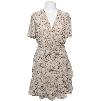 Jurk (Beige, Zwart) van Retro & Icone Polyester