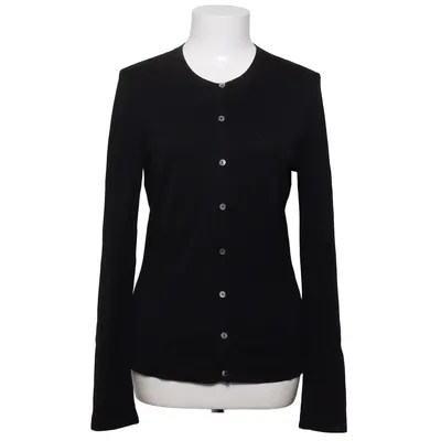 Strickjacke (Schwarz) von Barneys New York Elasthan, Polyamid, Seide