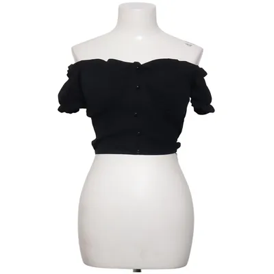 Crop top (Black) from L&S Polyester