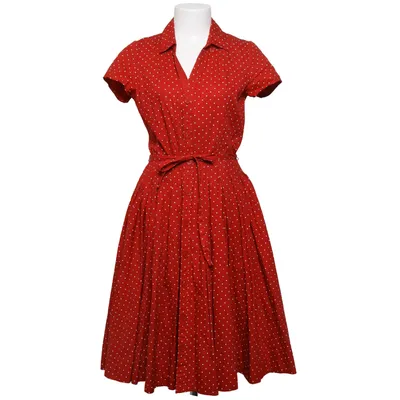 Dress (Red, White) from Casual by Ellos Cotton