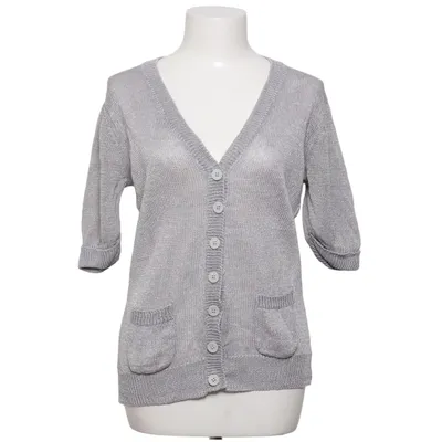 Cardigan (Gray) from GC Fontana Linen, Metallic fiber