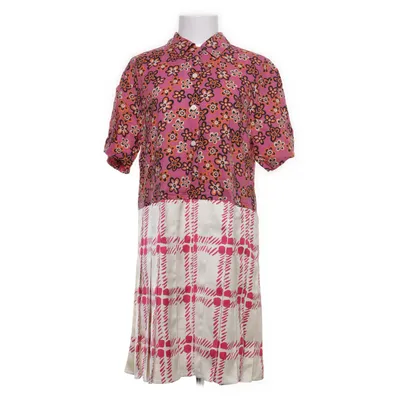 Klänning (Rosa, Vit, Röd, Brun) från Marni x Uniqlo Linne, Lyocell, Polyester