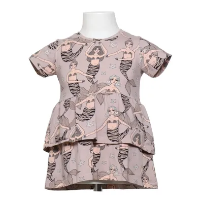Dress (Beige, Multicolored) from Dear Sophie Cotton, Elastane
