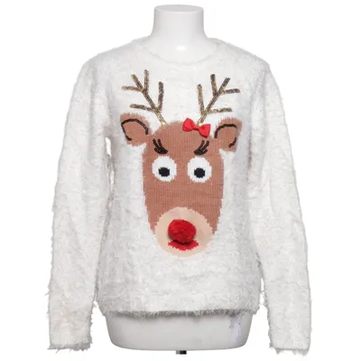 Kersttrui (Wit, Bruin, Rood) van A.M.London Acryl, Nylon