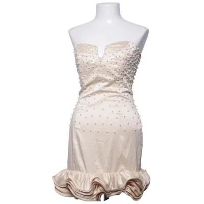 Cocktailjurk (Beige) van Rare Opulence Katoen, Elastaan, Polyester