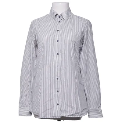 Skjorta (Vit, Blå) från The Shirt Factory Bomull