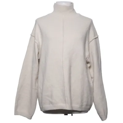 Polotröja (Vit) från H&M Polyester, Akryl, Ull