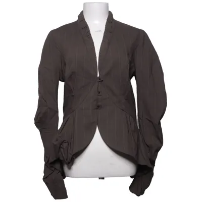 Veste (Marron) de Helena Sorel Acétate, Élasthane, Soie, Viscose
