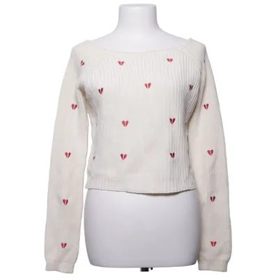 Sweater (Hvid, Rød) fra Promod Bomuld, Polyester