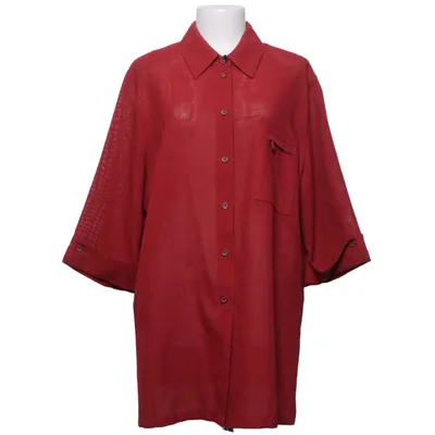 Short sleeve shirt (Red) from Eugen Klein Polyester, Wool