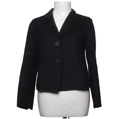 Blazer (Black) from MaxMara Studio Cashmere, Polyester, Silk, Wool