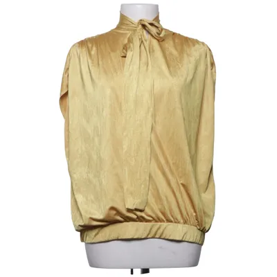 Strikblouse (Geel) van Zara Woman Collection Elastaan, Polyester
