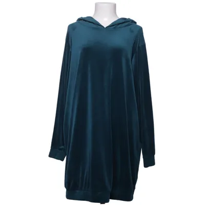 Hoodiekjole (Turkis) fra Zizzi Elastan, Polyester