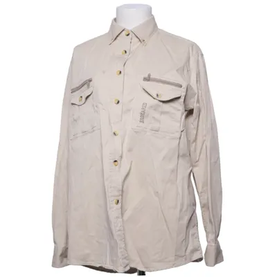 Skjorta (Beige) från Brokared Bomull, Elastan