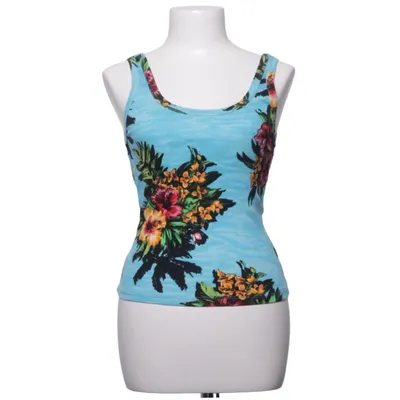 Débardeur (Bleu, Multicolore) de Twin Set Simona Barbieri Soie, Viscose