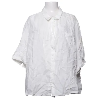 Short sleeve shirt (White) from Buykud Cotton