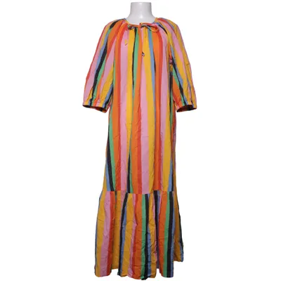 Maxikleid (Pink, Gelb, Orange) von Indiska Bio-Baumwolle