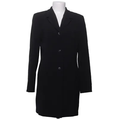 Manteau (Noir) de Addera Acétate, Élasthane, Polyester, Viscose, Laine