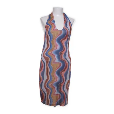 Halterneck dress (Blue, Orange, White, Multicolored) from NA-KD Elastane, Polyester