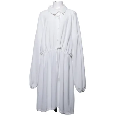 Klänning (Vit) från New Girl Order Elastan, Polyester