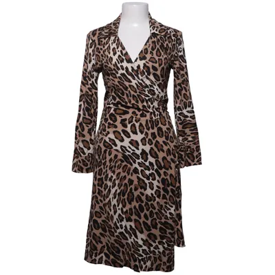 Wrap dress (Brown, Black, Beige) from Vera Velour Elastane, Viscose
