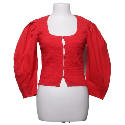 Blouse (Rouge) de Ganni Coton biologique