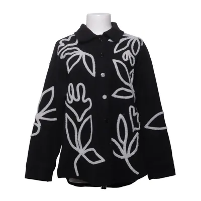 Overshirt (Black, White) from Ayriss Acrylic, Cotton, Polyester