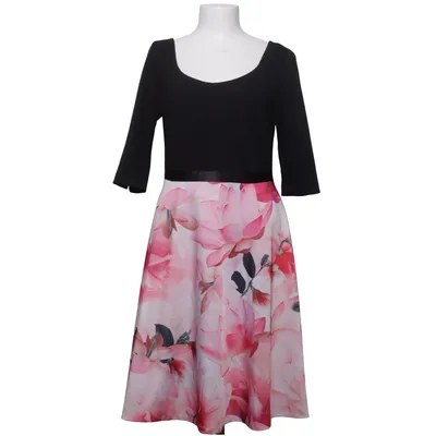 Robe (Rose, Noir, Multicolore) de Steps Élasthane, Polyester