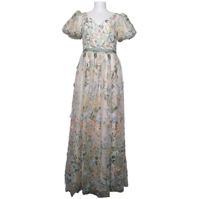 Evening gown (Beige, Multicolored) from Azazie Polyester