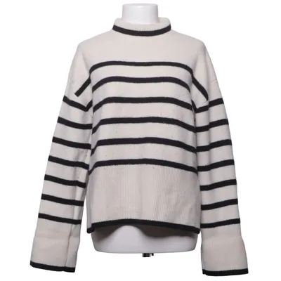 Turtleneck (Hvid, Sort) fra H&M Trend Elastan, Polyamid, Uld