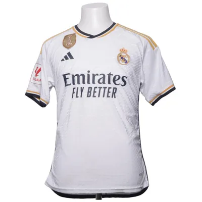 Fotbollströja (Vit, Svart, Guldfärgad) från Adidas Polyester