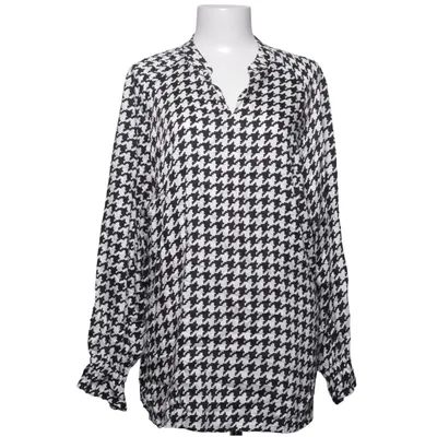 Bluse (Sort, Hvid) fra Salko