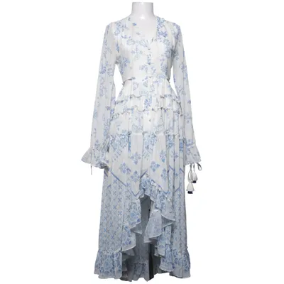 Maxikleid (Weiß, Blau) von Lily Mcbee Polyester