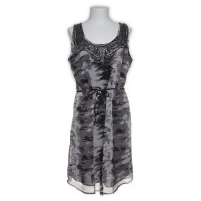 Jurk (Grijs, Zwart, Wit) van Ze-Ze Polyester