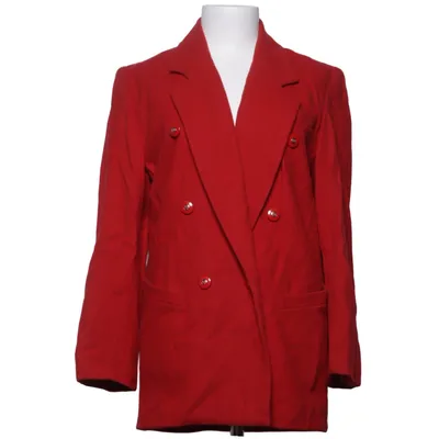 Blazer (Rot) von Private Label Polyamid, Wolle