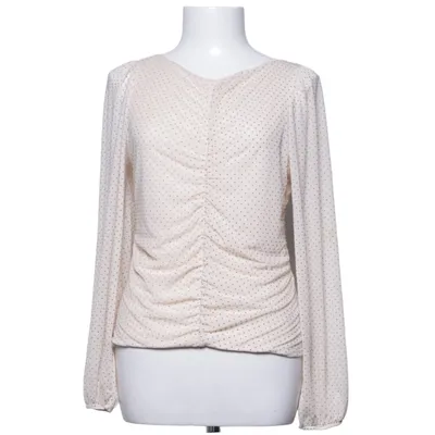Bluse (Beige, Sort) fra Holly & Whyte by Lindex Elastan, Polyester, Viscose