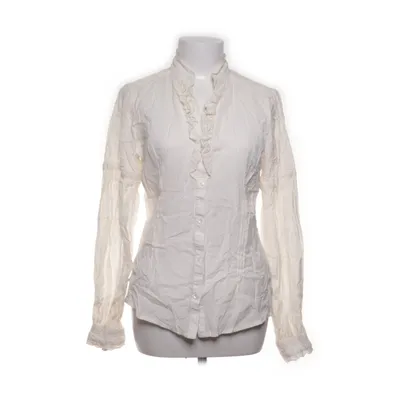 Blus (Vit) från Lindex Bomull, Viskos