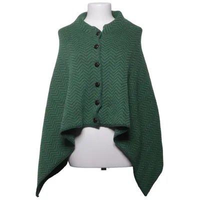 Poncho (Groen) van Aran Sweater Market Merinowol