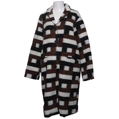 Mantel (Schwarz, Braun, Weiß) von Masai Polyester, Wolle