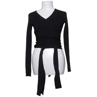 Cardigan cache-cœur (Noir) de Parallel Lines Viscose
