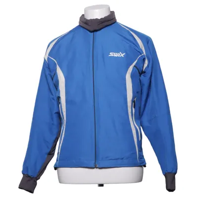 Sports jacket (Blue, Gray, White) from Swix Elastane, Polyamide, Polyester