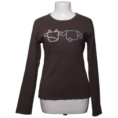 Lange mouwen shirt (Bruin) van Flash Basic Katoen