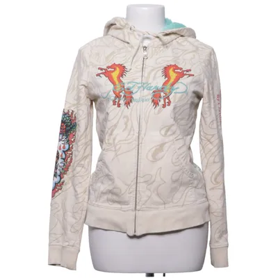 Hættetrøje (Beige, Turkis, Flerfarvet) fra Ed Hardy Bomuld, Polyester